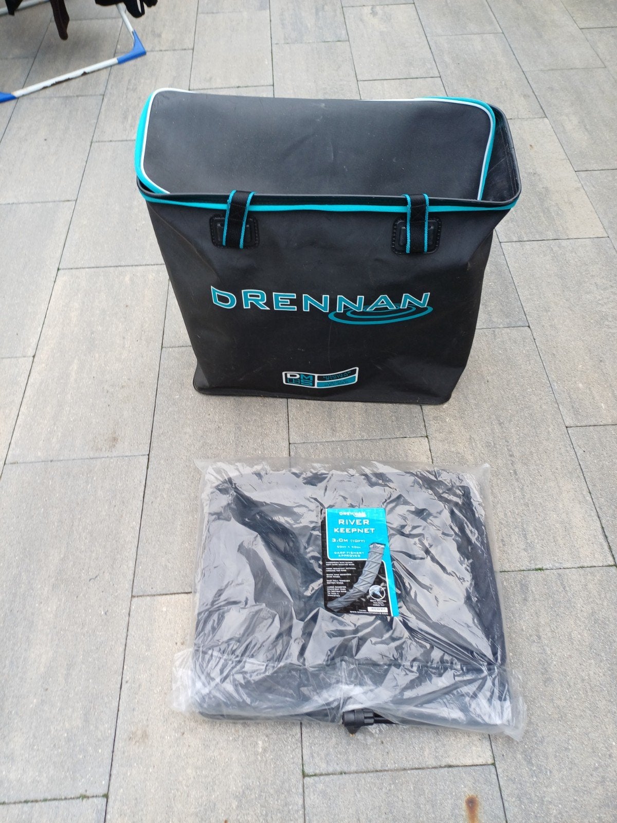 Drennan River Keepnet 3.0m (10ft) met Drennan Keepnet Tas, Ophalen, Nieuw, Net of Fuik