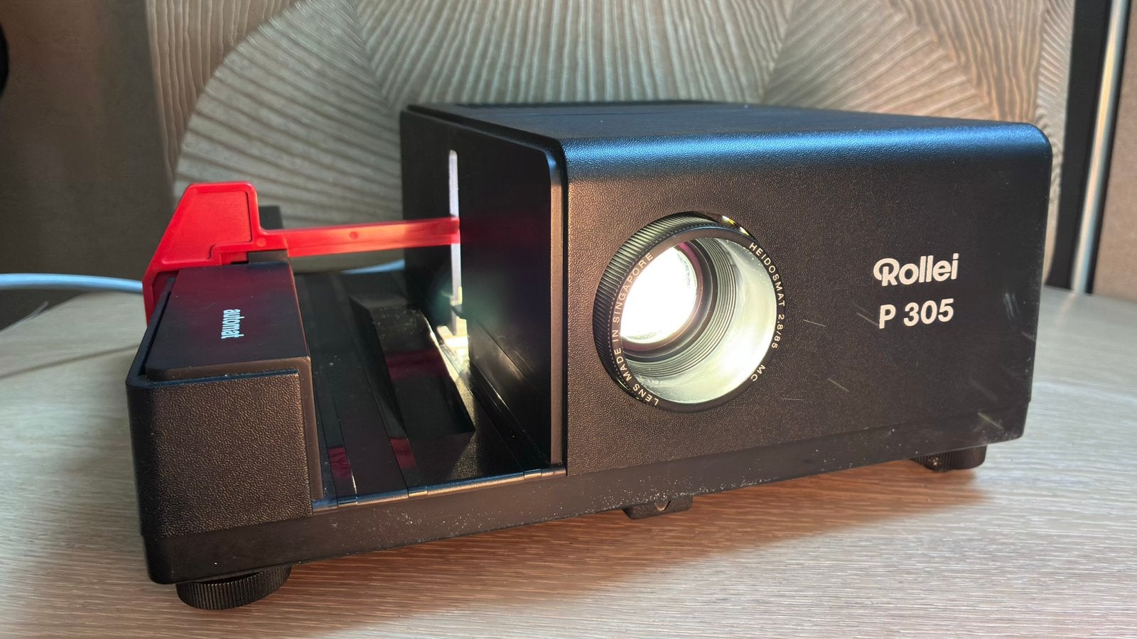 Diaprojector in originele doos inclusief toebehoren, Audio, Tv en Foto, Diaprojectors, Ophalen of Verzenden, Gebruikt