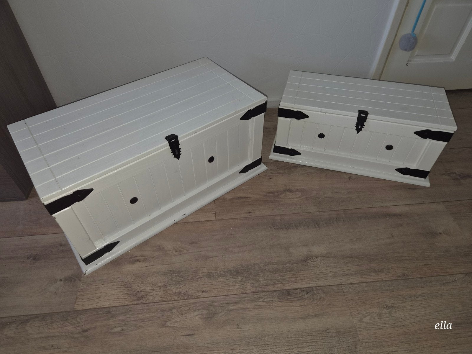 oude deken kisten (set van 2), Ophalen