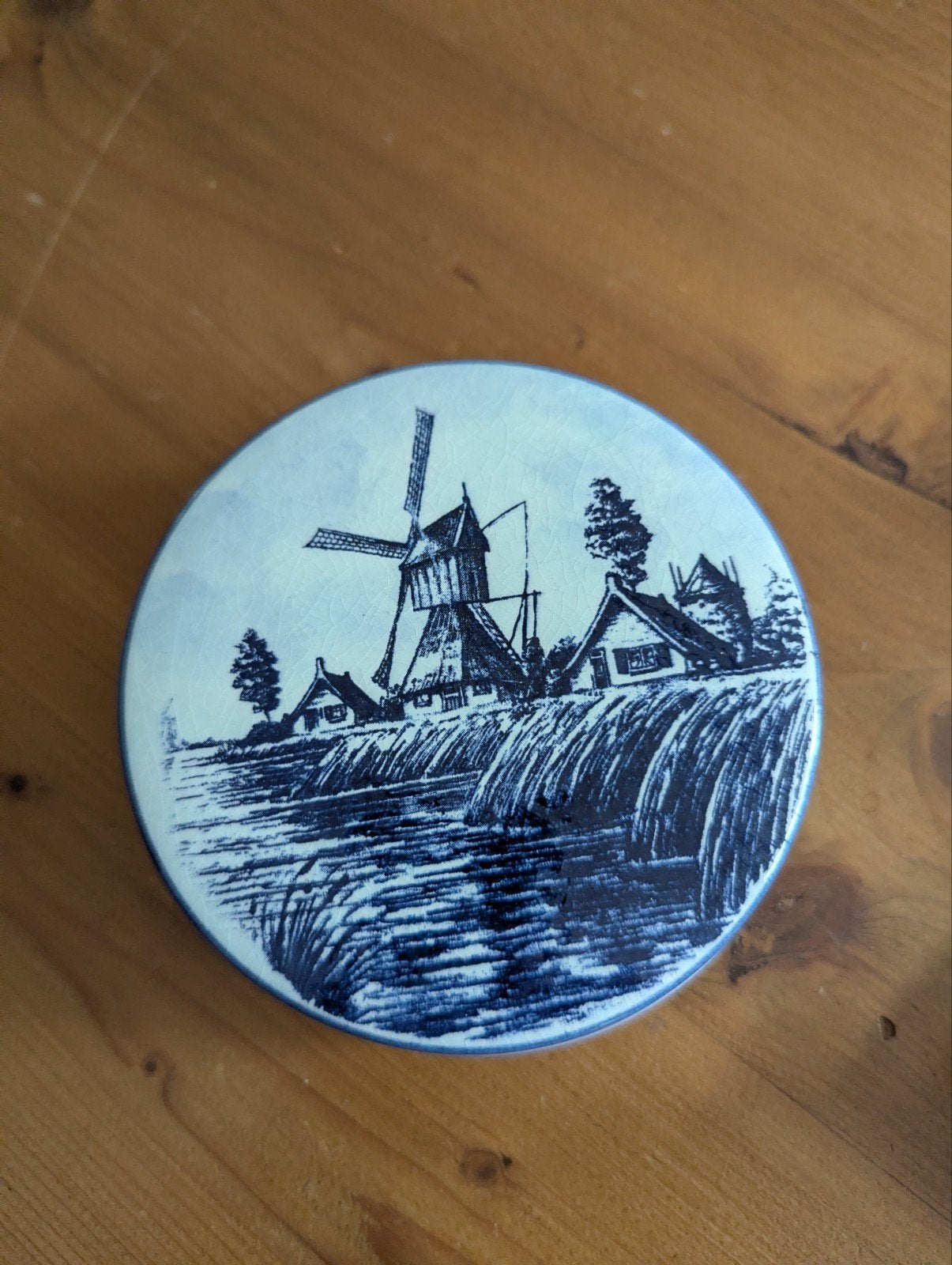 Delfts blauw bonbon kommetje, Ophalen