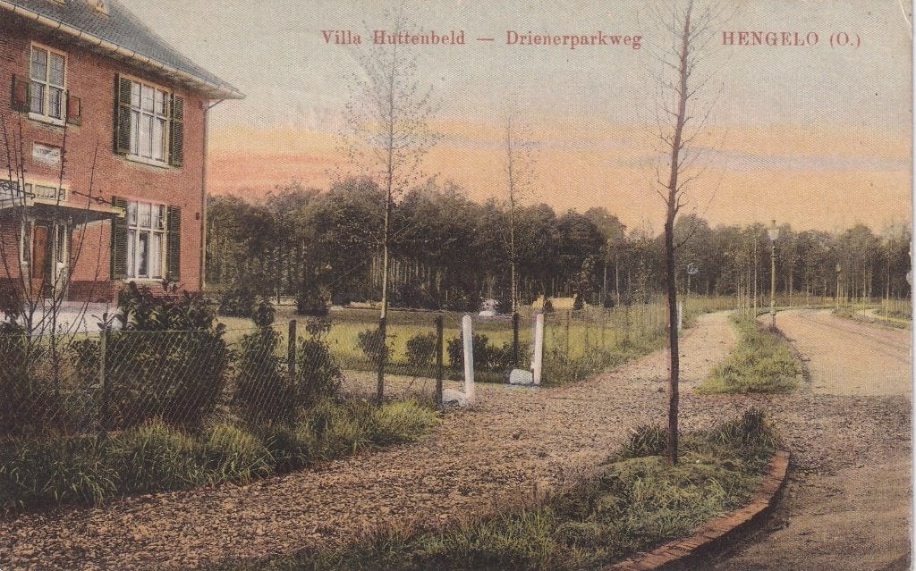 Hengelo, Villa, 1917., Verzenden, Voor 1920, Gelopen, Overijssel