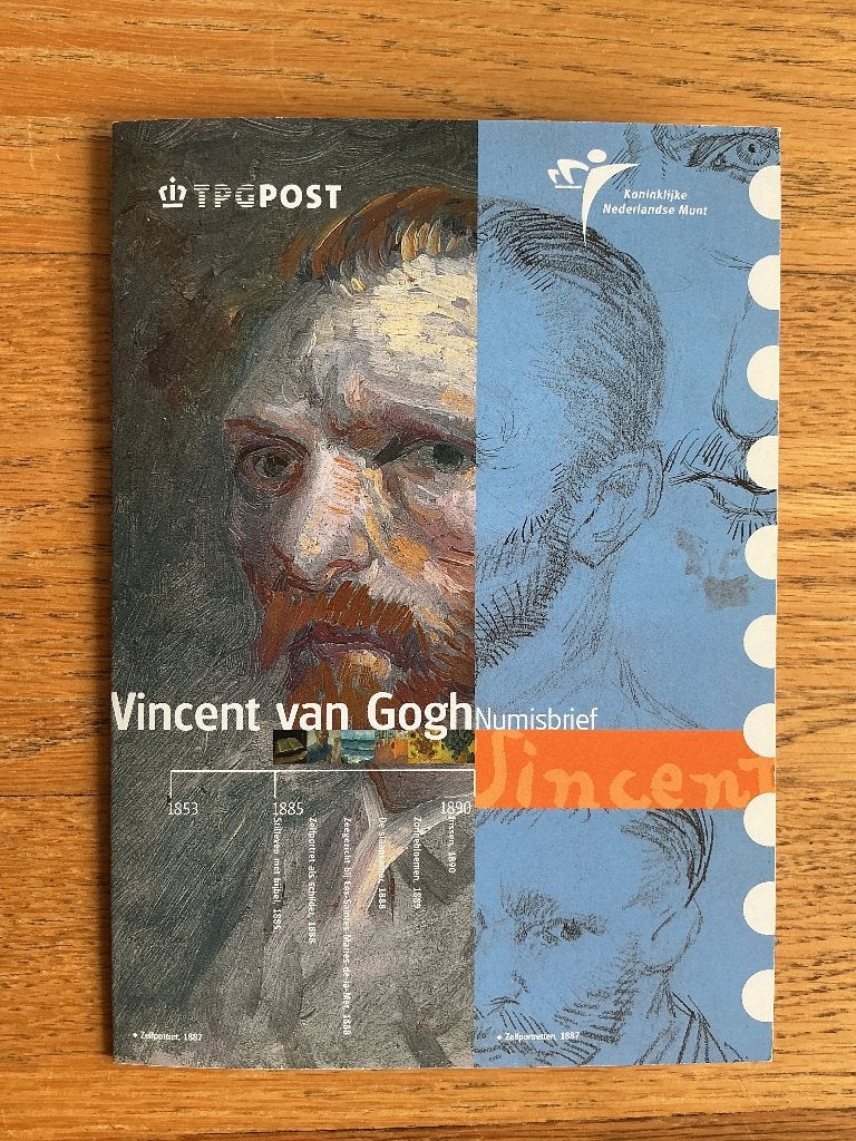 Muntset Vincent van gogh, Koningin Beatrix, Zilver, Euro's, Verzenden