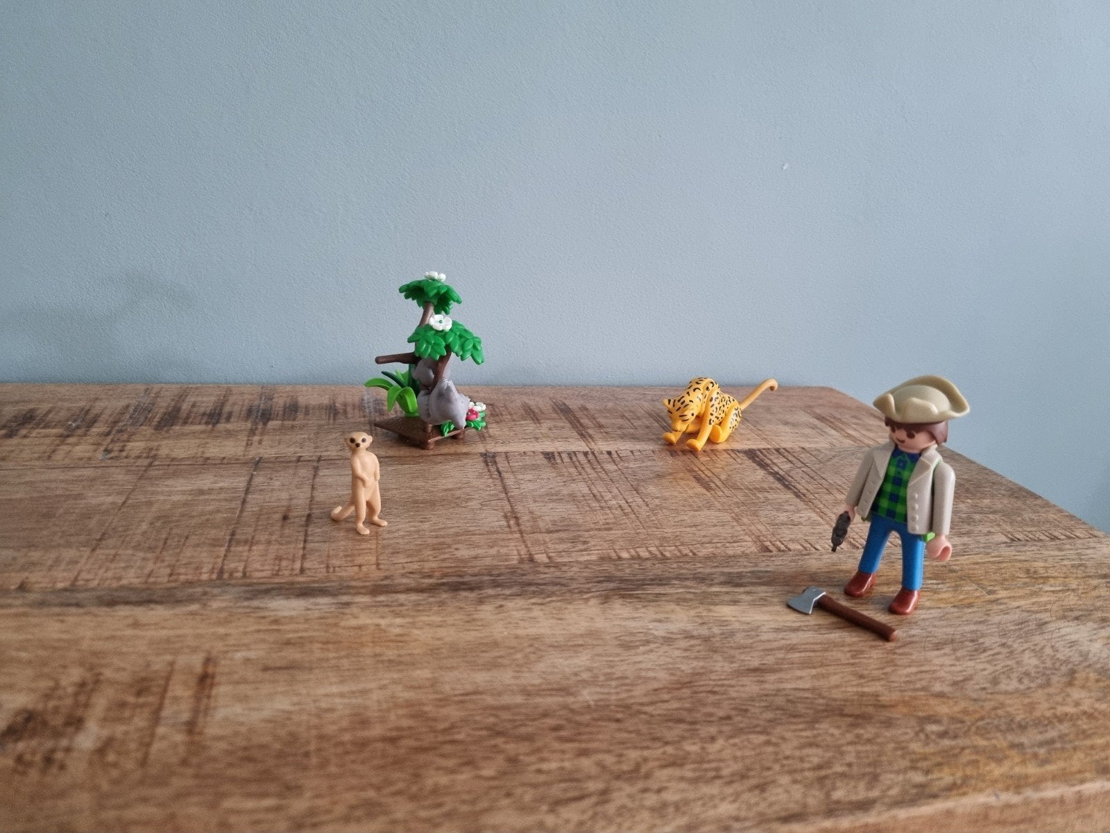 Playmobil Safari Set met Dieren en Ontdekkingsreiziger, Ophalen of Verzenden, Gebruikt