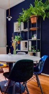 Gratis stalen wandrek/ kast met houten planken kubussen, Ophalen, Met plank(en), Zo goed als nieuw, Minder dan 150 cm