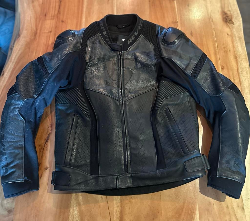 REV’IT Hyperspeed Air leren motorjas maat 54 - sport/race, Ophalen, Tweedehands, Heren, Jas | leer