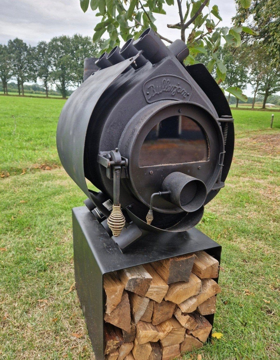 Bullerjan 00 - 6KW Houtkachel, Ophalen, Gebruikt, Houtkachel, Vrijstaand