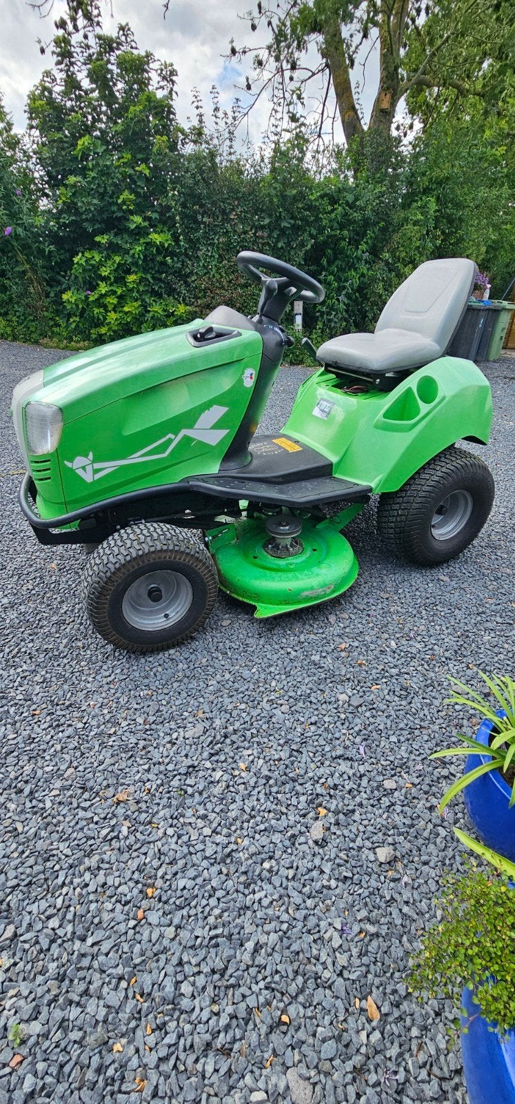 Nette Viking T4112 SZ zitmaaier met mulcher, Ophalen, Gebruikt