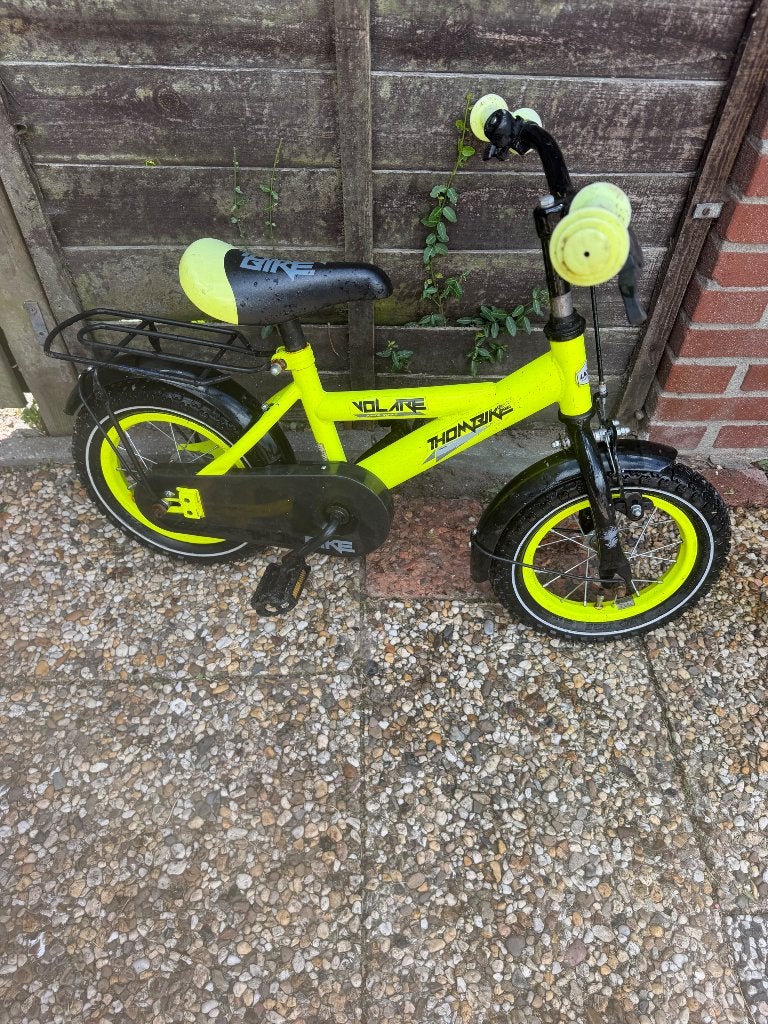 Kinder fiets 12 inch, Ophalen, Gebruikt, 14 inch of minder