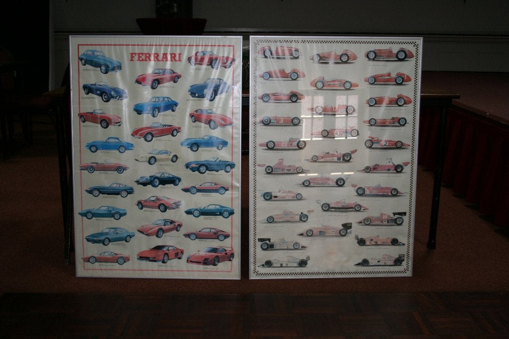 Te koop, Ferrari posters, Ophalen, Gebruikt