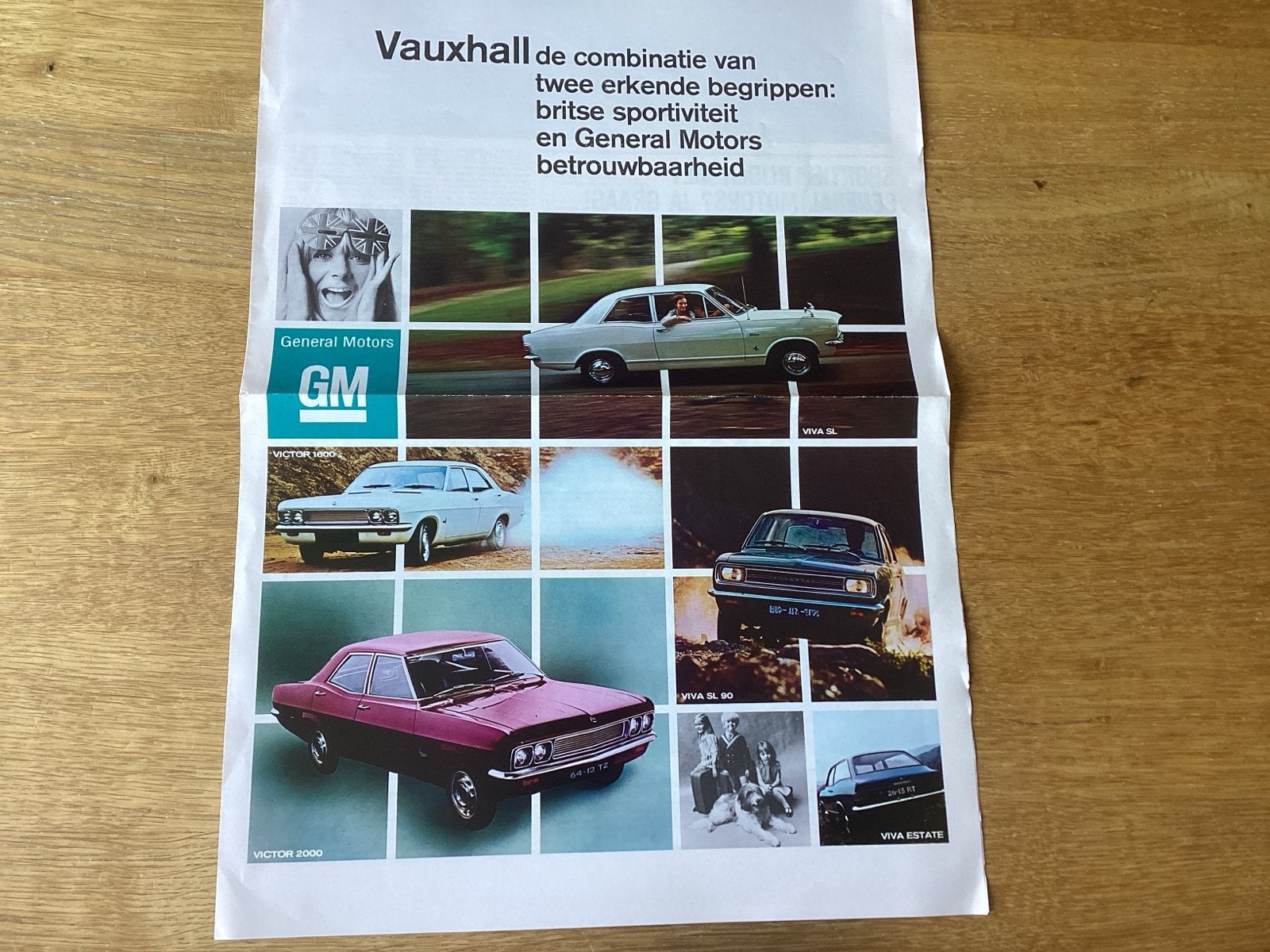 Vauxhall General Motors Autoreclame Folder Brochure, Boeken, Auto's | Folders en Tijdschriften, Gelezen, Overige merken, Ophalen of Verzenden