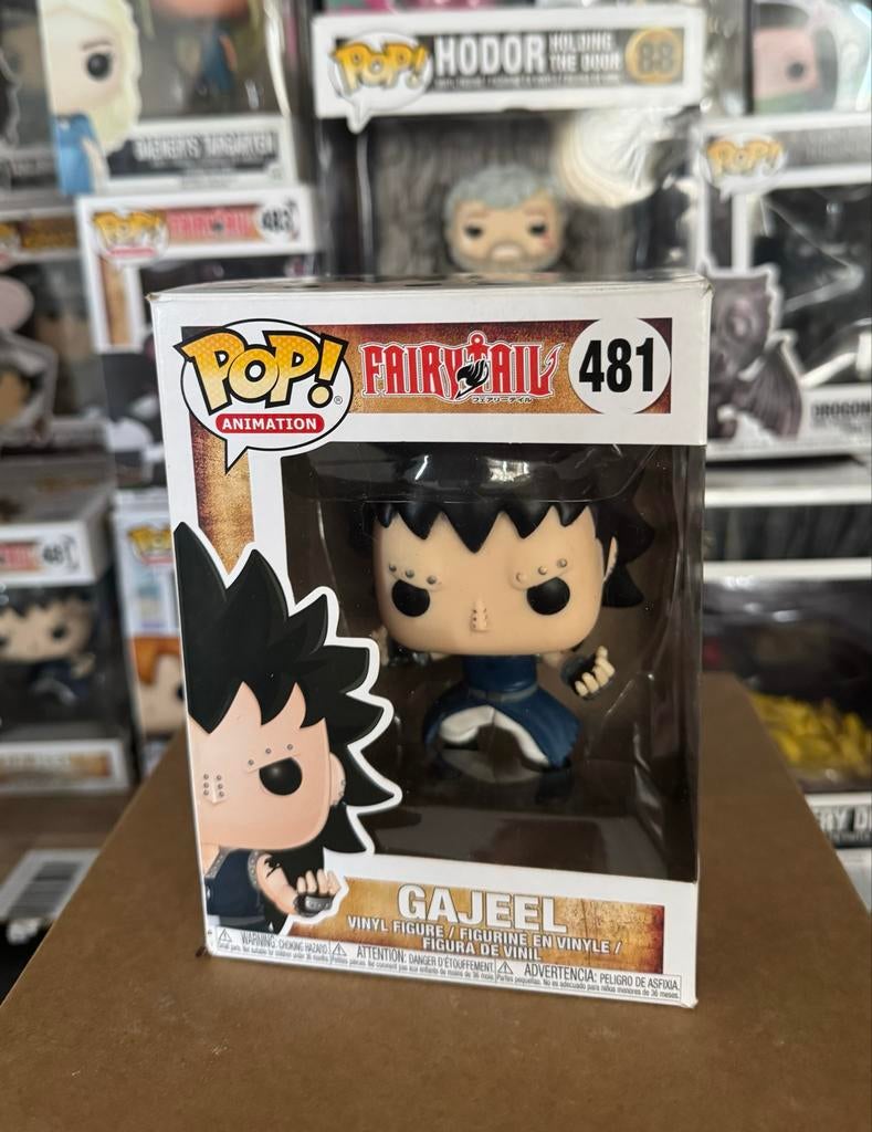 Funko Pop! Fairy Tail Gajeel #481, Ophalen of Verzenden, Zo goed als nieuw
