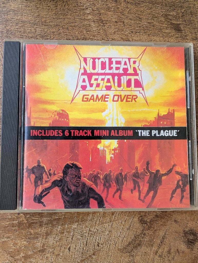 Nuclear Assault Game over with 6 track mini album, Inclusief boekje, Ophalen of Verzenden, Album, Gebruikt