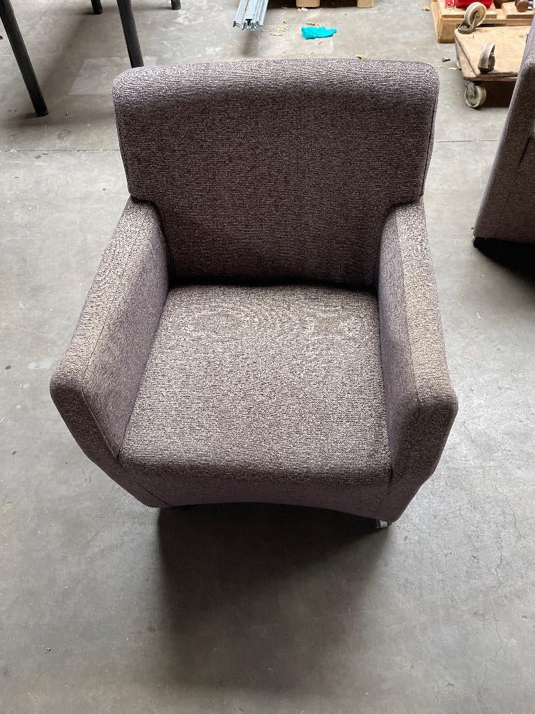 Fauteul stoel verrijdbaar 4 stuks, Huis en Inrichting, Fauteuils, Ophalen, Gebruikt, 75 tot 100 cm, 50 tot 75 cm