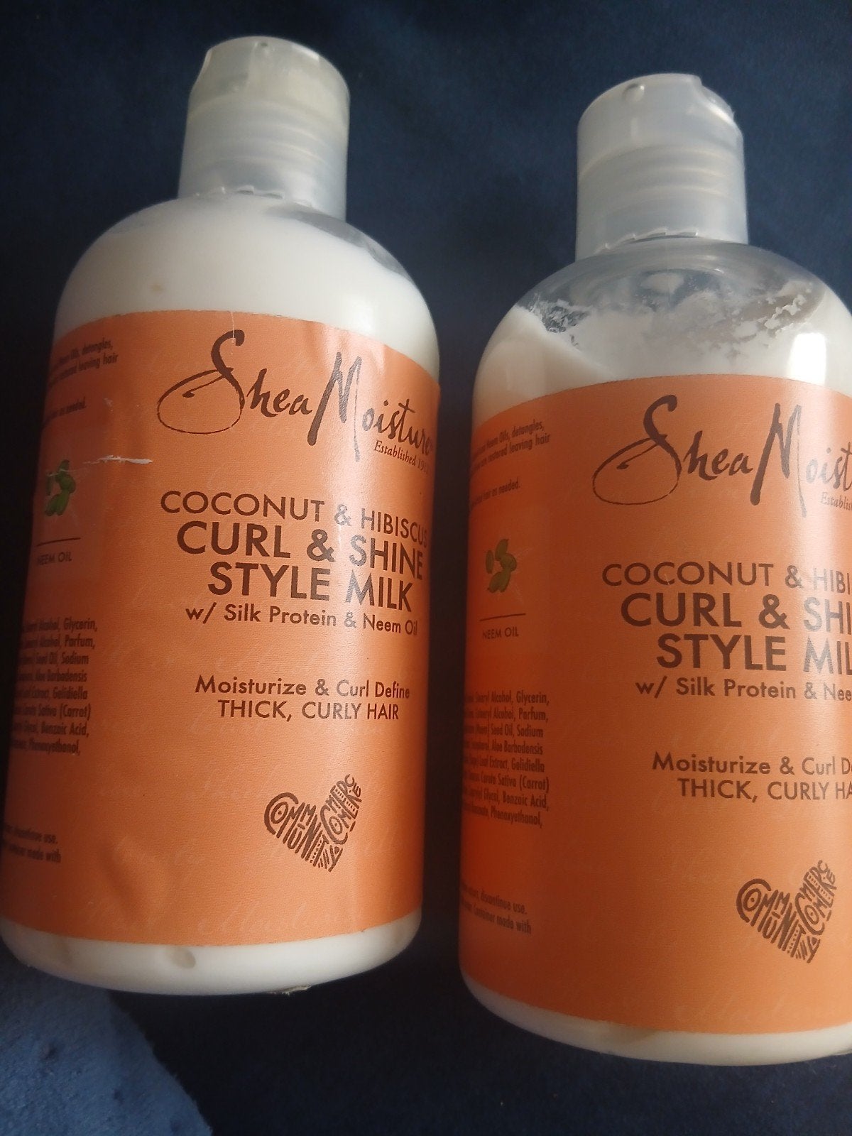 Shae Moisture coconut & hibiscus curling & shine style milk, Ophalen of Verzenden, Zo goed als nieuw, Gel, Wax, Haarlak of Mousse