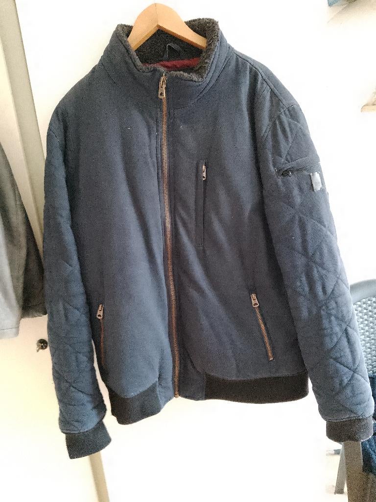 Winter jas refill XL heren, Kleding | Heren, Jassen | Winter, Ophalen, Blauw, Maat 56/58 (XL), Refill