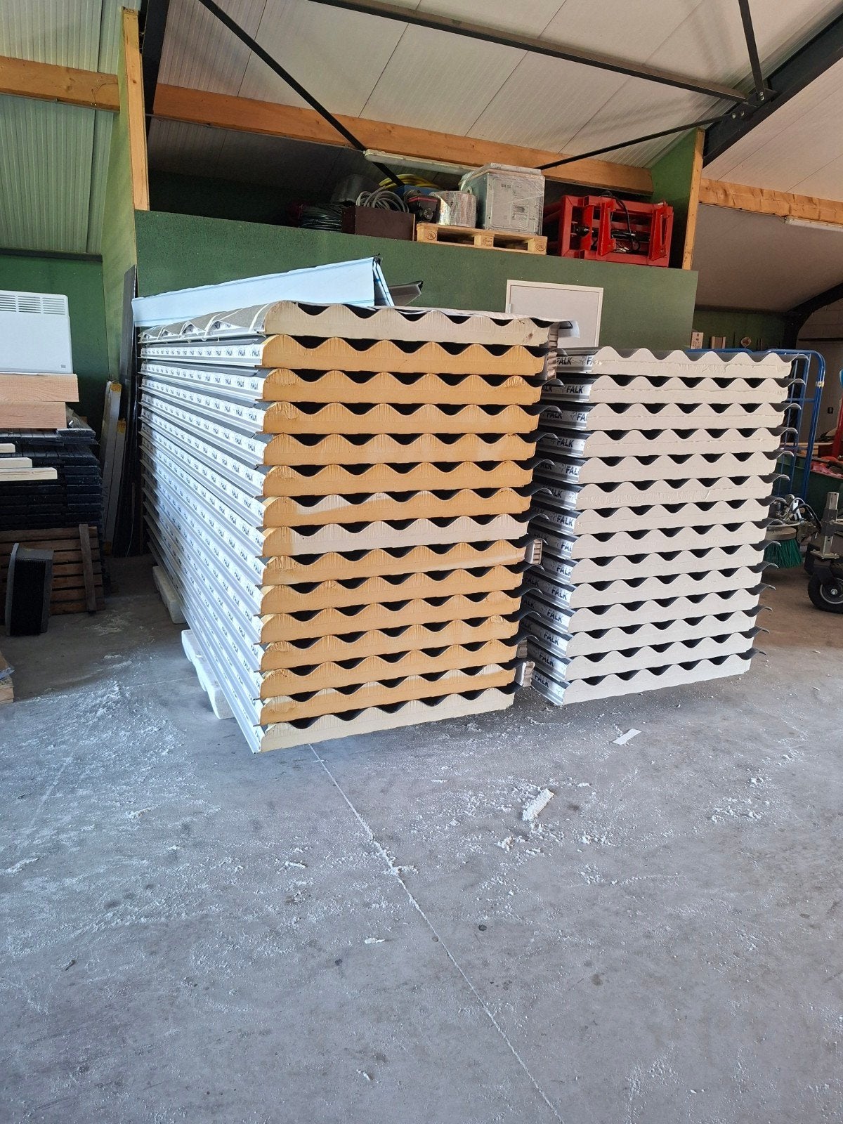 Nieuwe sandwichpanelen GL1000 60/100 diverse lengtes, Ophalen, Nieuw, 15 m² of meer, 8 tot 12 cm