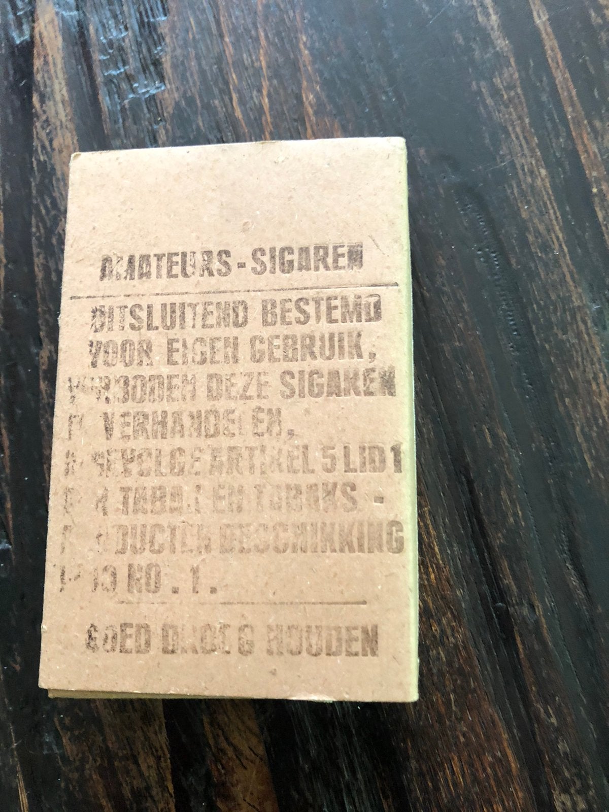 Doosje sigaren en shag. Niet rookbaar, Ophalen of Verzenden, Nederland