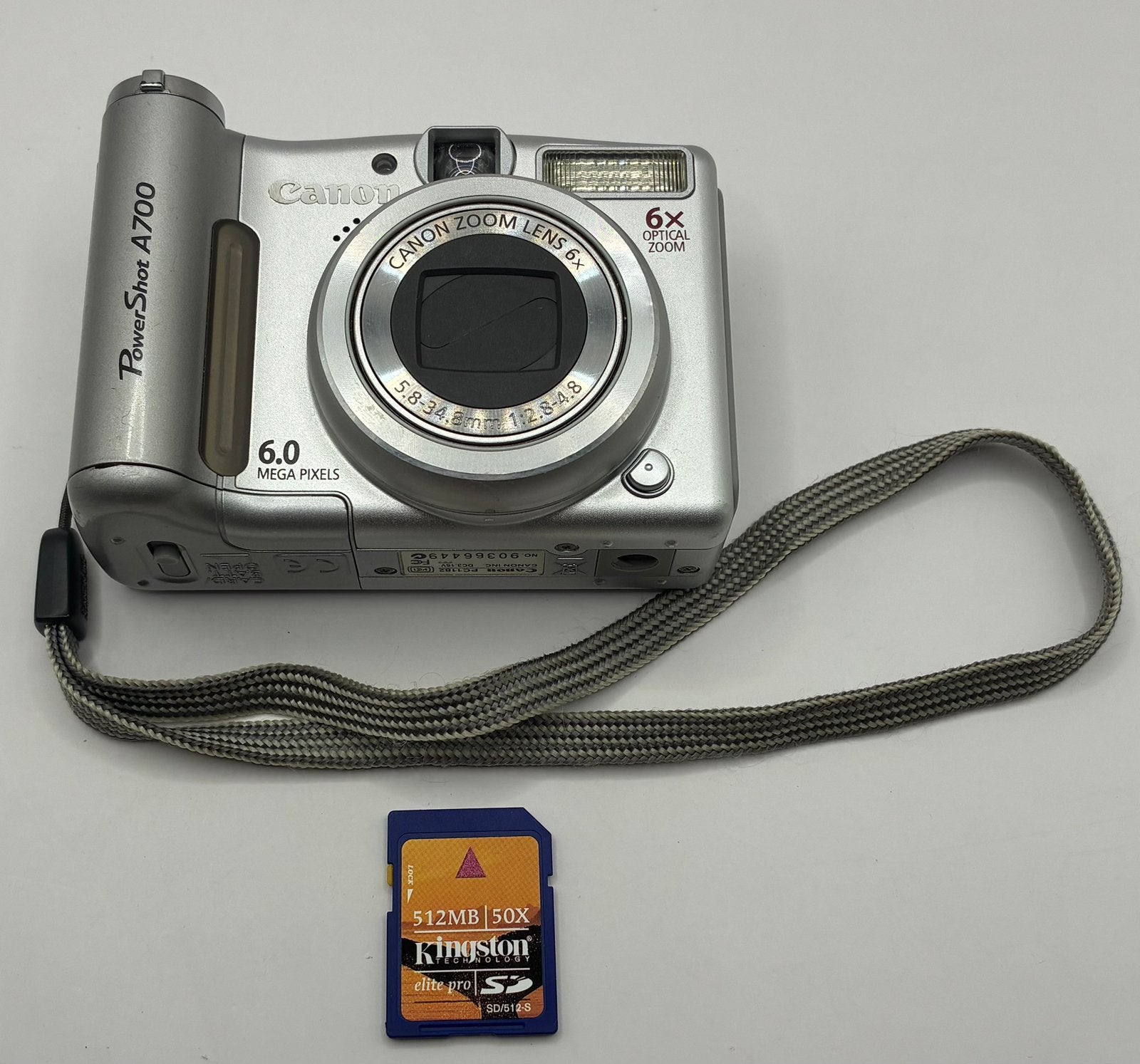 Canon PowerShot A700 - compact camera, Ophalen of Verzenden, Zo goed als nieuw, Canon, 4 t/m 7 keer