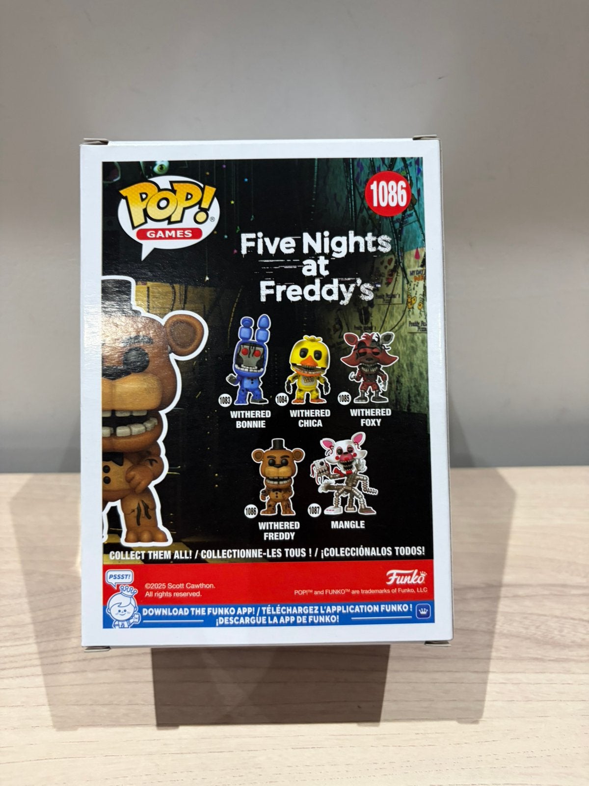 Withered Freddy 1086 Funko Pop! Five Nights at Freddy’s FNAF, Funko Europe, Ophalen of Verzenden, Zo goed als nieuw, 4th floor, 1 Queen Caroline St, London W6 9YN, Verenigd Koninkrijk