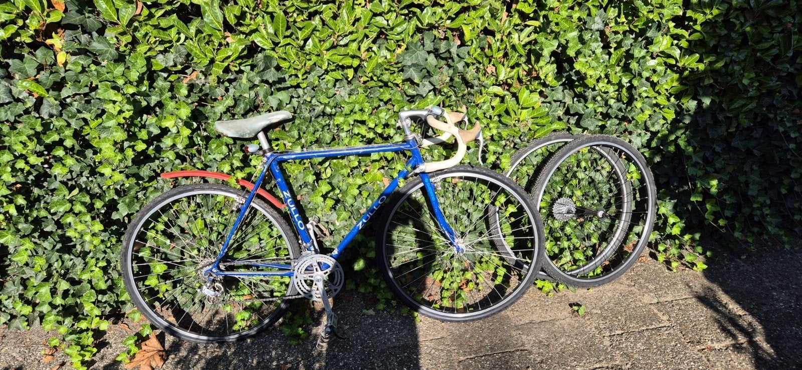 Vintage Zullo racefiets - Blauw, 10 versnellingen, Gebruikt, Ophalen, Overige merken, 10 tot 15 versnellingen
