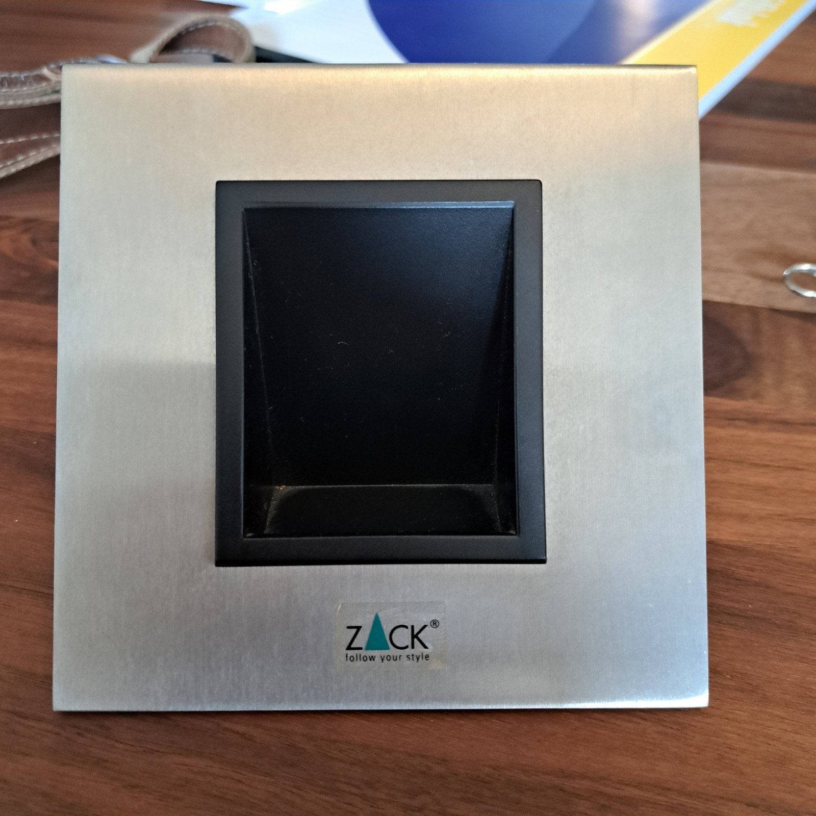 Zack telefoonhouder RVS Zwart - Modern Design, Zwart, Ophalen of Verzenden, Zo goed als nieuw, Metaal