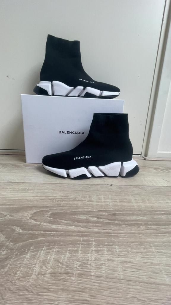 Balenciaga speedrunners, Kleding | Heren, Schoenen, Zo goed als nieuw, Zwart, Ophalen of Verzenden