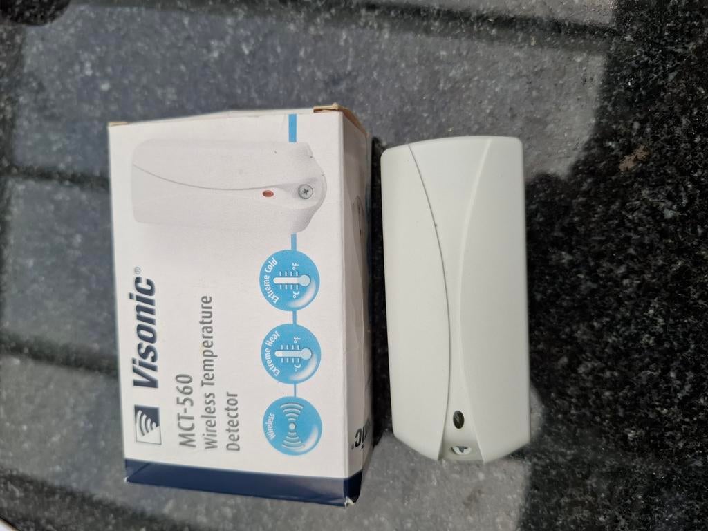 Visonic powermax mct 560 temperatuur meeting, Hobby en Vrije tijd, Elektronica-componenten, Ophalen of Verzenden, Zo goed als nieuw