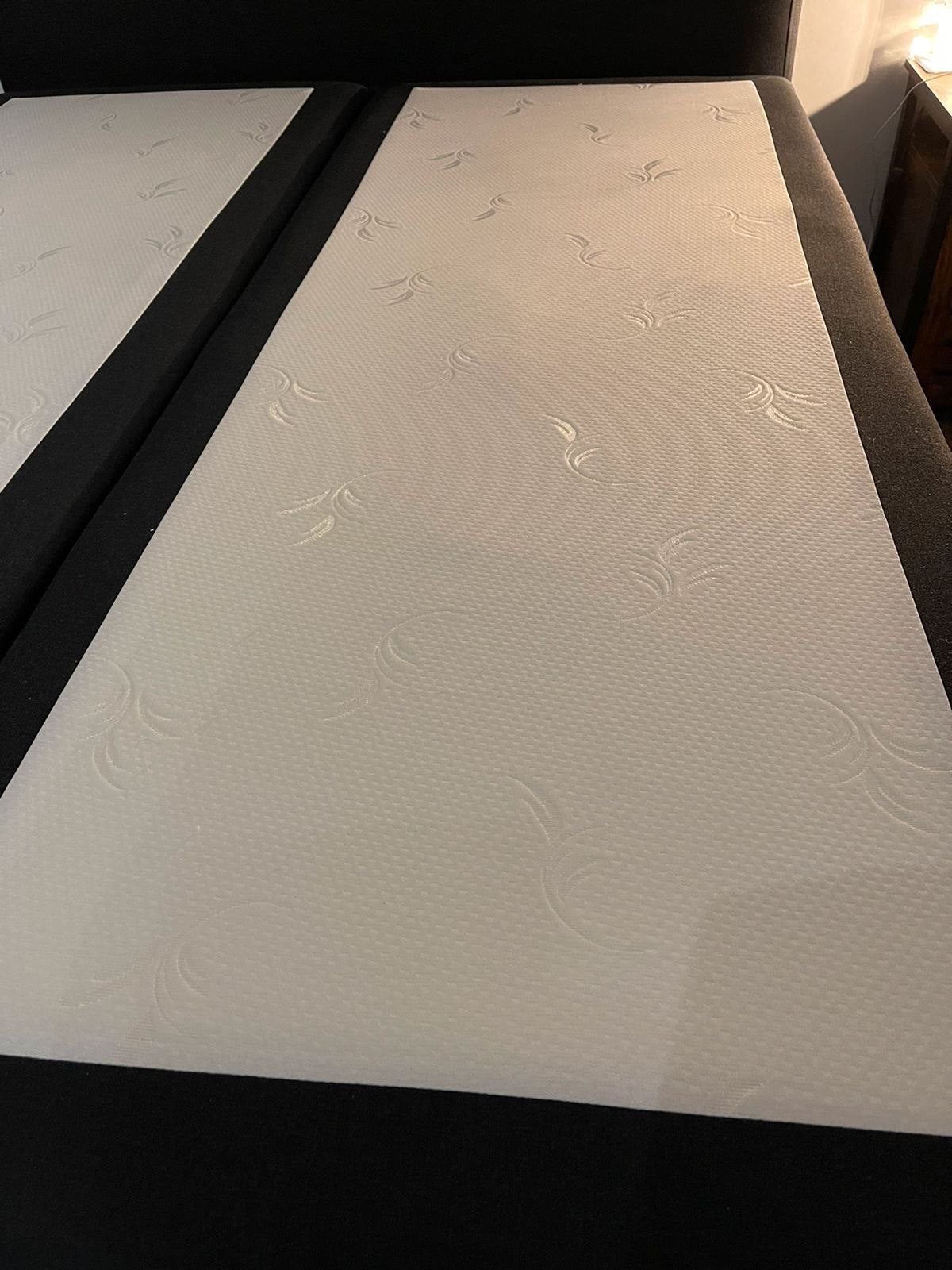 Zgan 2 persoons  boxspring bed met opbergruimte en topper, Ophalen, Overige kleuren, Tweepersoons, Zo goed als nieuw