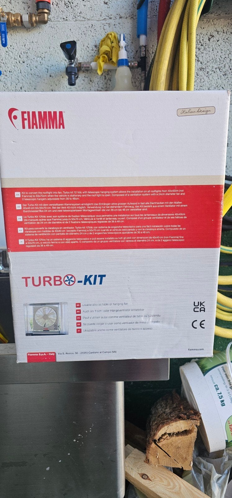 Fiamma Turbo-Kit 12V Ventilator voor Dakluik Camper/Caravan, Ophalen of Verzenden, Nieuw