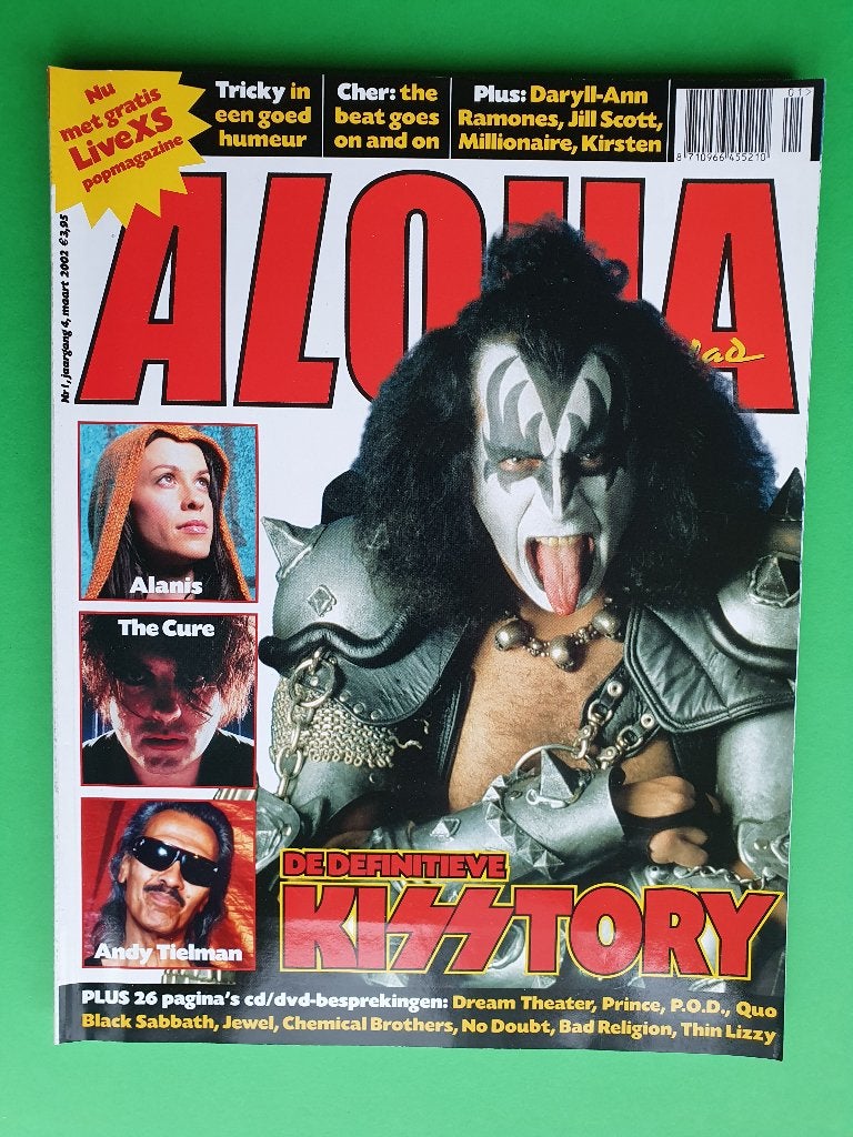 ALOHA magazines muziek o.a. Kiss, Stones, Beatles e.a., Artiest, Diverse auteurs, Ophalen of Verzenden, Zo goed als nieuw