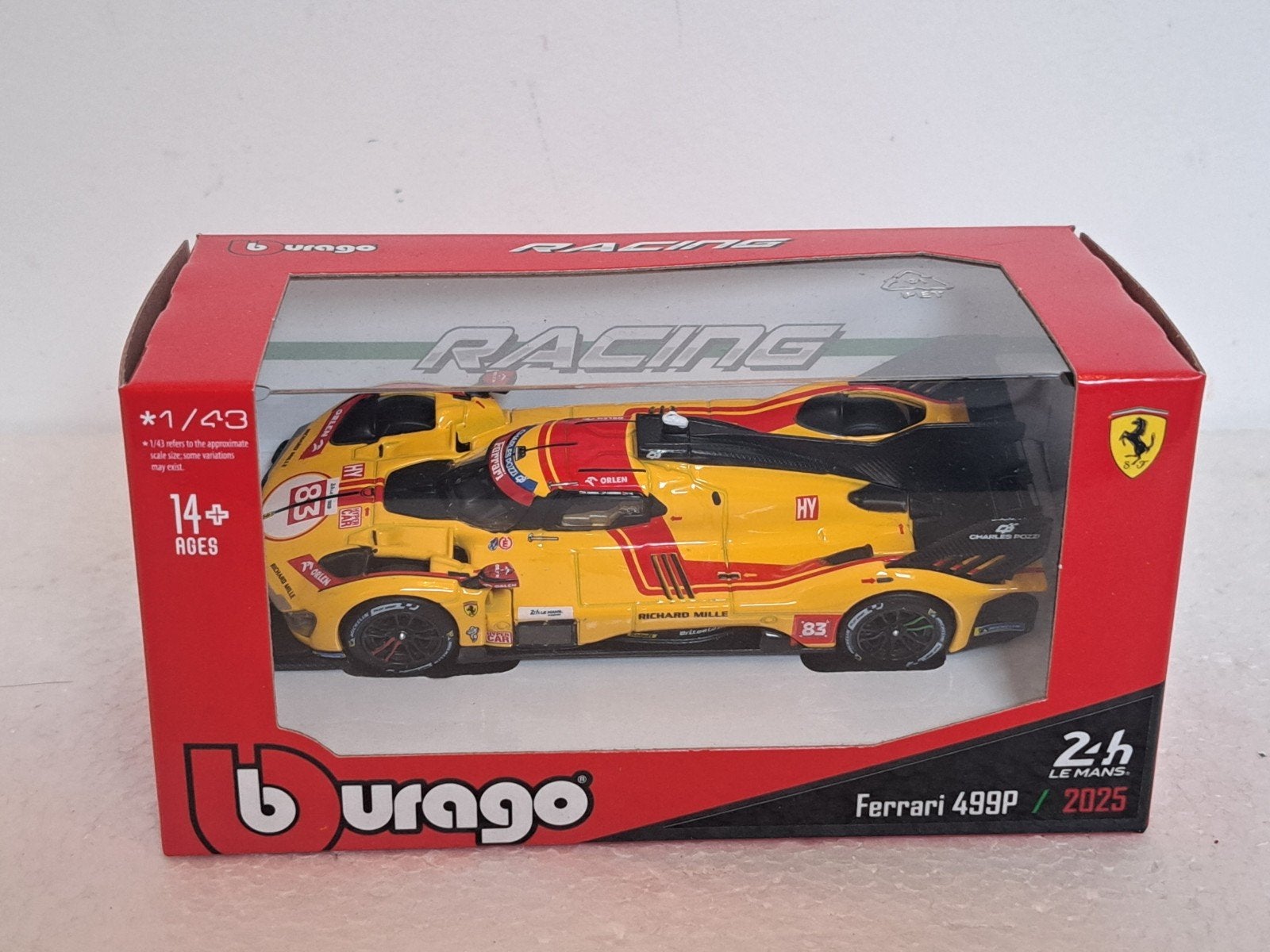 Ferrari 499P Winnaar 24h Le Mans Kubica 1/43 NIEUW, Ophalen of Verzenden, Nieuw, Auto, Overige merken