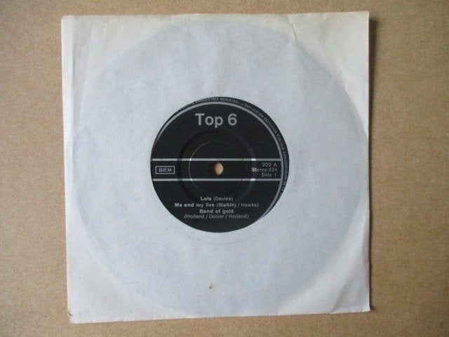 s1564 diverse artiesten - 6 top hits from england 4, Ophalen, Gebruikt, 7 inch, Overige genres