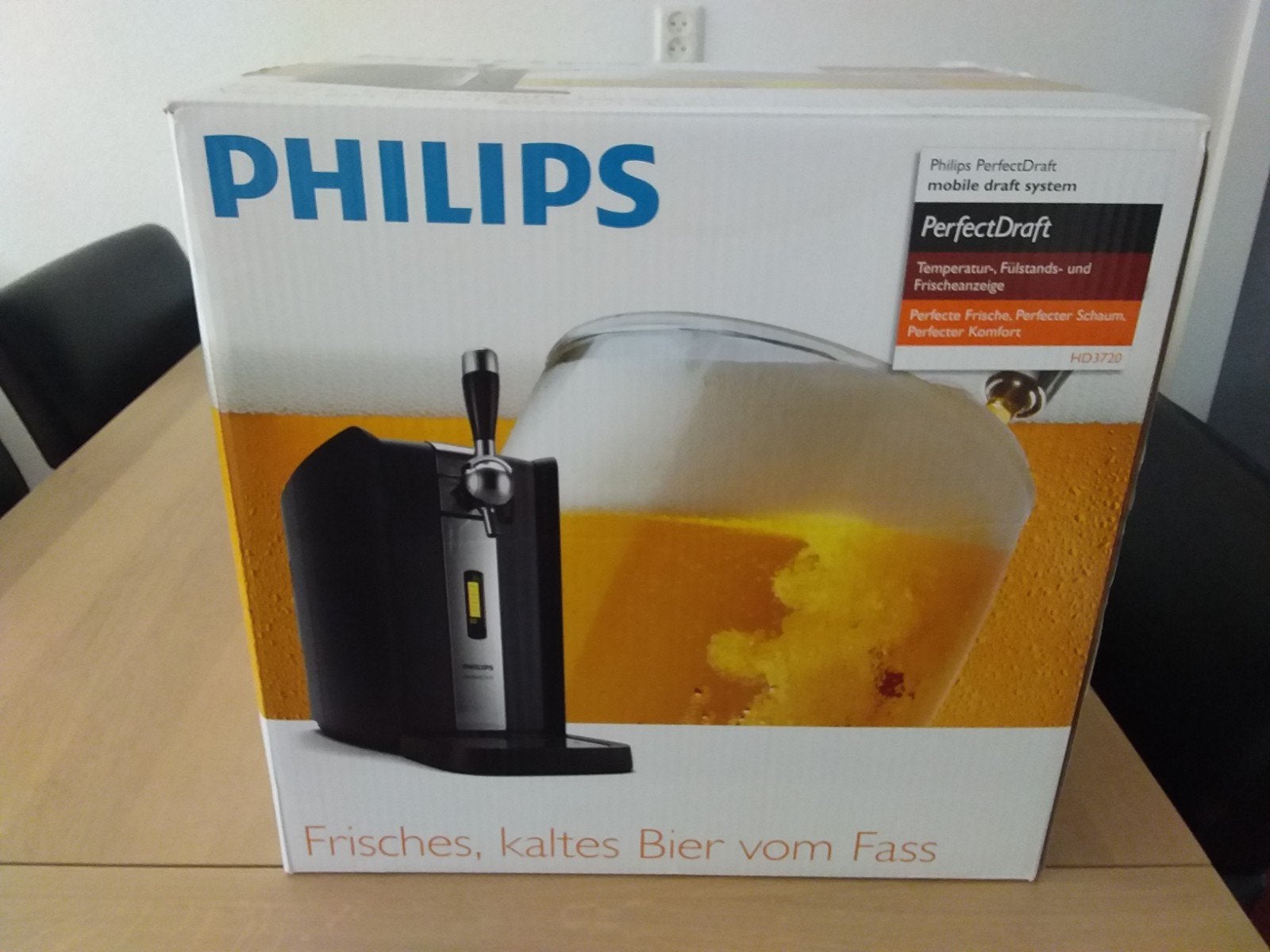 Nieuwe Philips Perfect Draft HD3720 biertap. Showroommodel!!, Ophalen of Verzenden, Nieuw, Philips