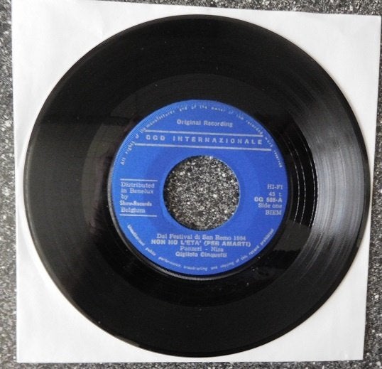 Gigliola Cinquetti - non ho l'eta (per amarti), Ophalen of Verzenden, Zo goed als nieuw, 7 inch, Wereldmuziek