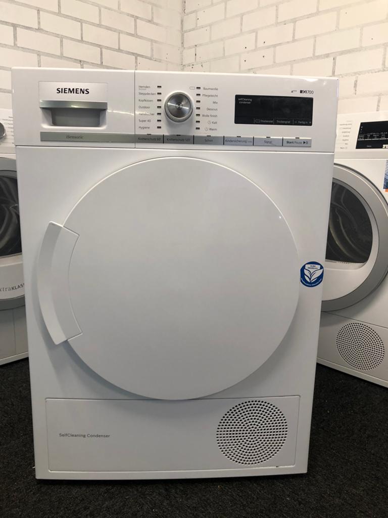 A+++ 8kg WEINIG GEBRUIKTE Warmtepomp droger Sirmens iQ700, Ophalen, Minder dan 85 cm, Overige typen, 8 tot 10 kg