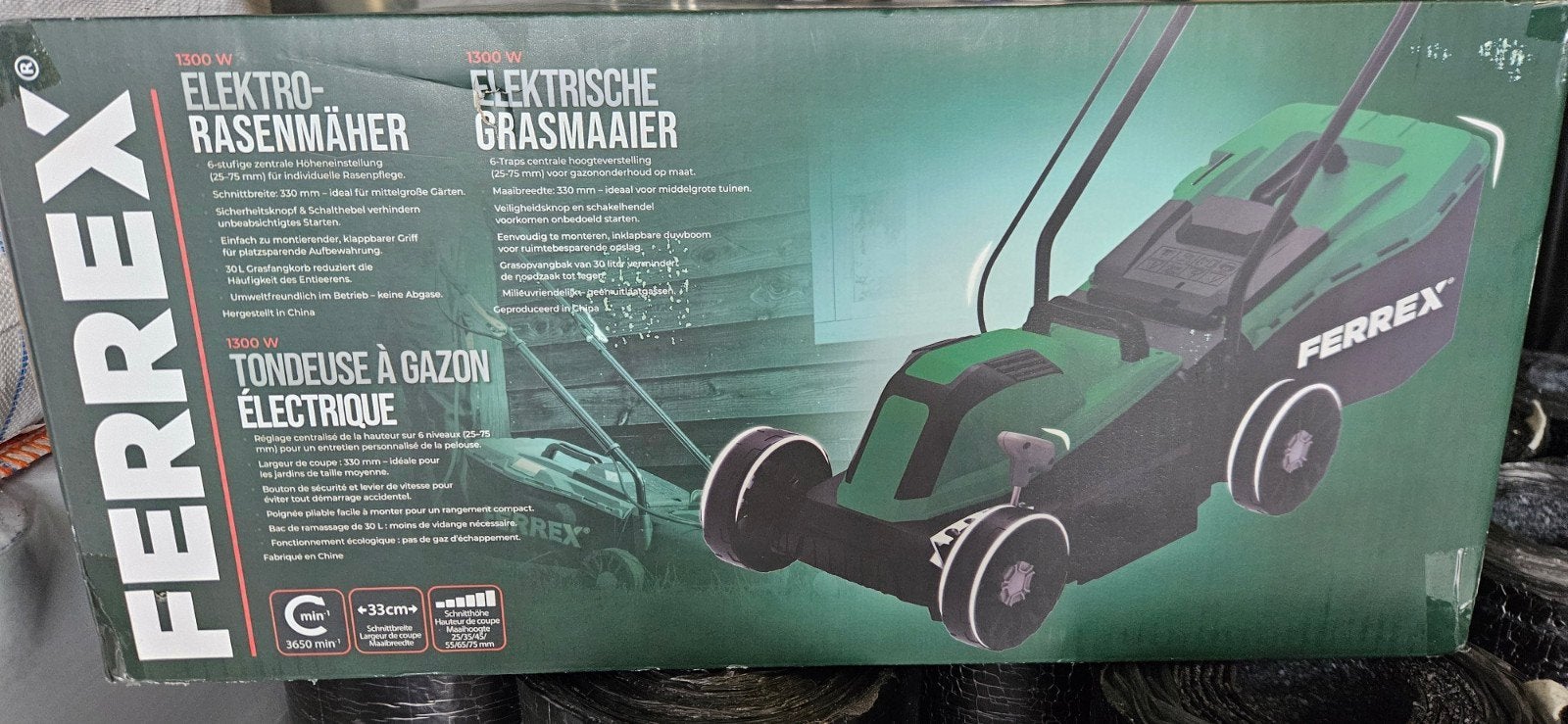 Grasmaaier  elektrische 330mm maaien , 6 traps  , nieuw €50, Ophalen, Versnellingen, Elektrische grasmaaier, Nieuw