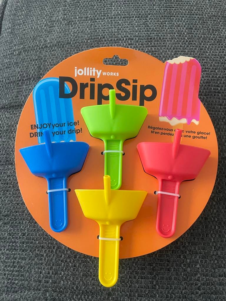 Jollity Kids DripSip - Druppelvrije ijslollyhouder - 4 Stuks, Ophalen of Verzenden, Nieuw, Jongen of Meisje