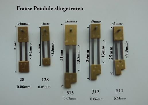 Franse pendule, klok, slingerveren Duits fabricaat., Antiek en Kunst, Ophalen of Verzenden