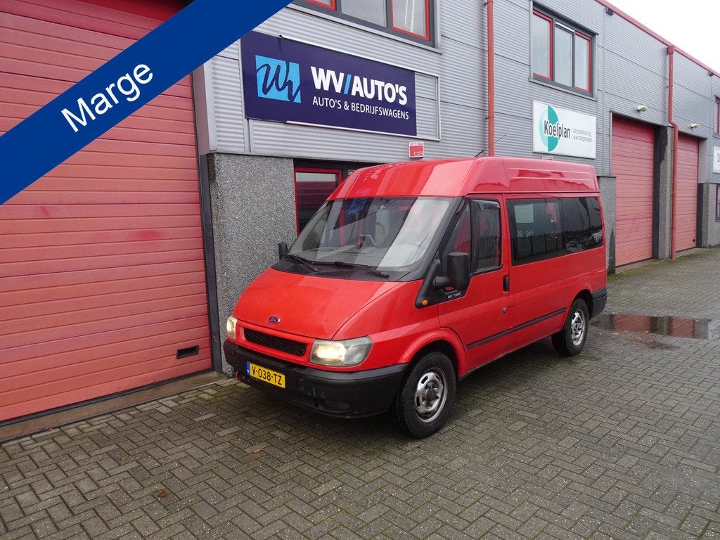 Ford Transit 300S 2.4TDdi rolstoelbus met lift automaat, Auto's, Bestelauto's, Automaat, Zwart, 4 cilinders, Bedrijf