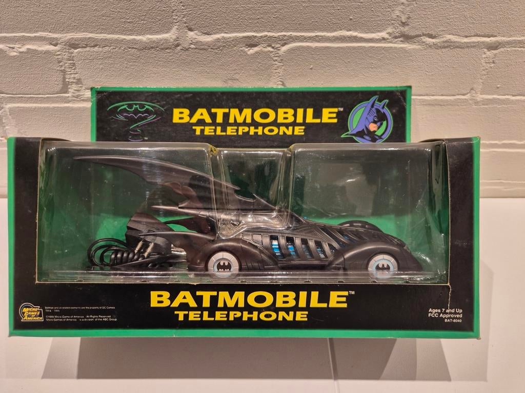 Batmobile Telephone, Ophalen of Verzenden, Zo goed als nieuw, Actiefiguur of Pop