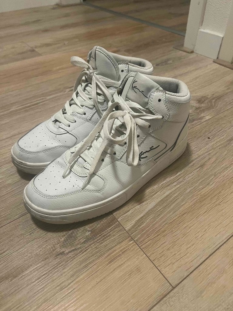 Karl Kani Sneakers - Wit, Zo goed als nieuw, Kleding | Heren, Schoenen, Wit, Ophalen of Verzenden, Karl Kani, Sneakers of Gympen