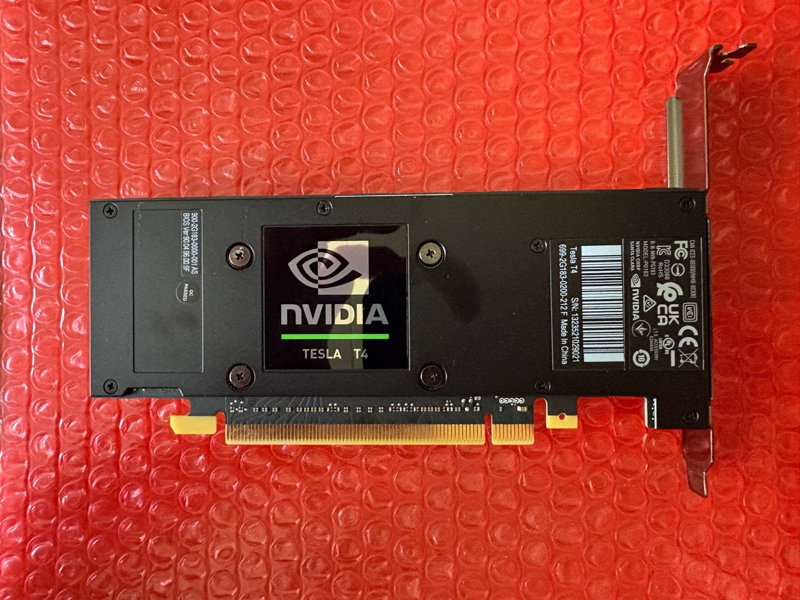 NVIDIA Tesla T4 GPU - Zo goed als nieuw, Computers en Software, Videokaarten, PCI-Express 3, GDDR6, Ophalen of Verzenden, Zo goed als nieuw