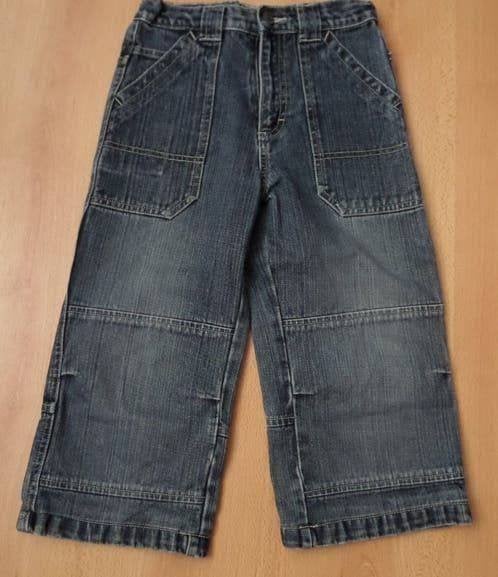 Wijdere korte Hema jeans maat 128 in een aparte kleur: ZGAN, Ophalen of Verzenden, Zo goed als nieuw, Jongen, Broek