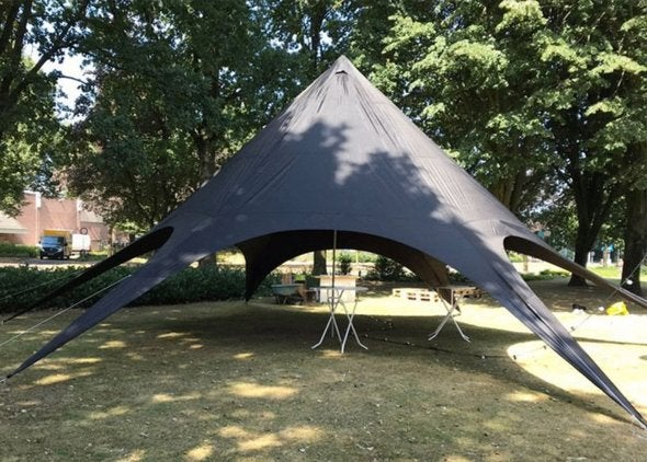 ster tent zware kwaliteit 2 stuks te koop met zijkanten, Tuin en Terras, Partytenten, Ophalen, 6 meter of meer, Zo goed als nieuw