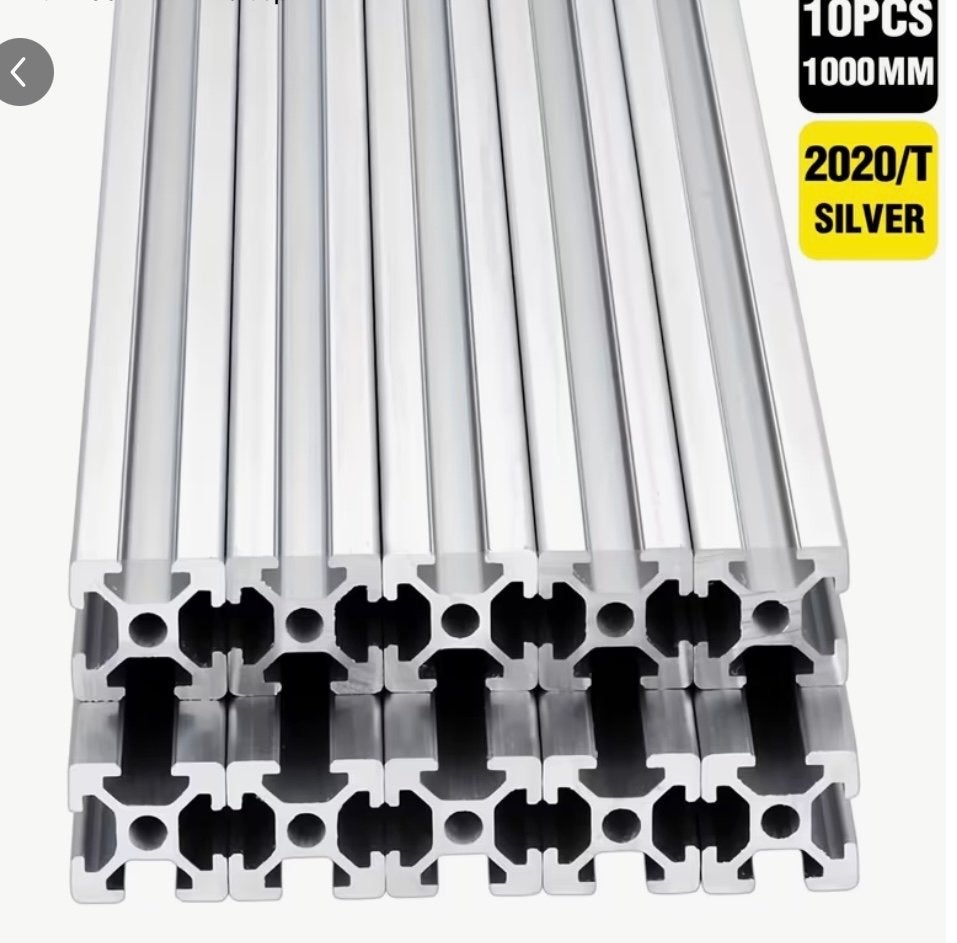 Aluminium profiel 20x20 mm zilver geanodiseerd - Nieuw, Ophalen of Verzenden, Nieuw