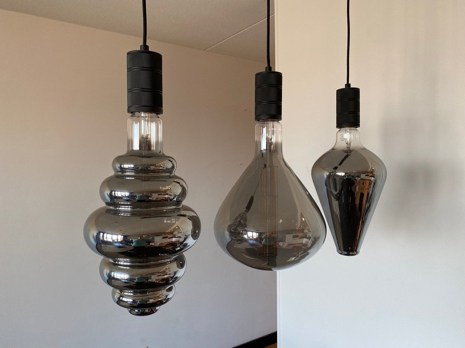 Prachtige hanglamp, Ophalen, Zo goed als nieuw, Glas
