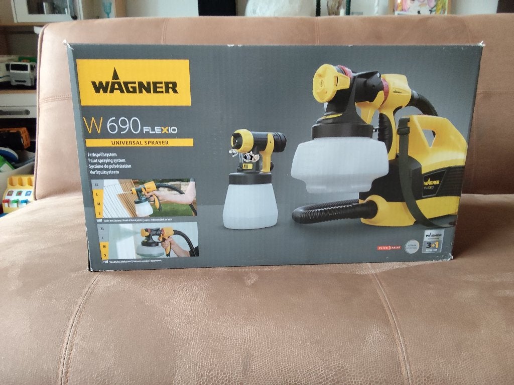 Wagner Universeel Verfspuit systeem 690 Flexio (nieuw), Ophalen of Verzenden, Nieuw, Verfspuit of Verfpomp