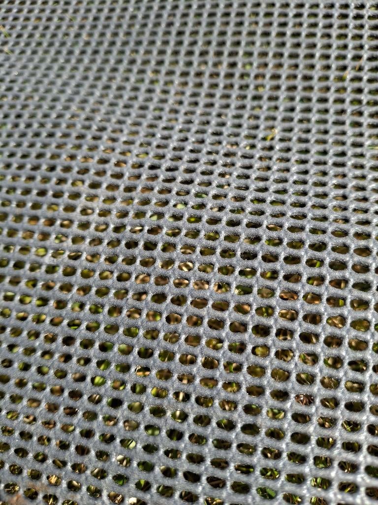 Grondzeil/ tenttapijt  grijs rubber, Caravans en Kamperen, Kampeeraccessoires, Ophalen, Gebruikt