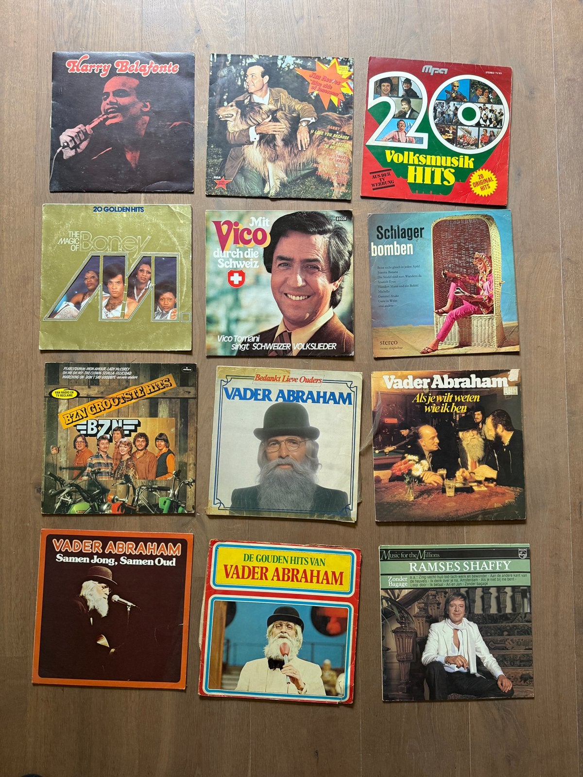 Stapel oude lp’s, Ophalen, Zo goed als nieuw, Overige formaten