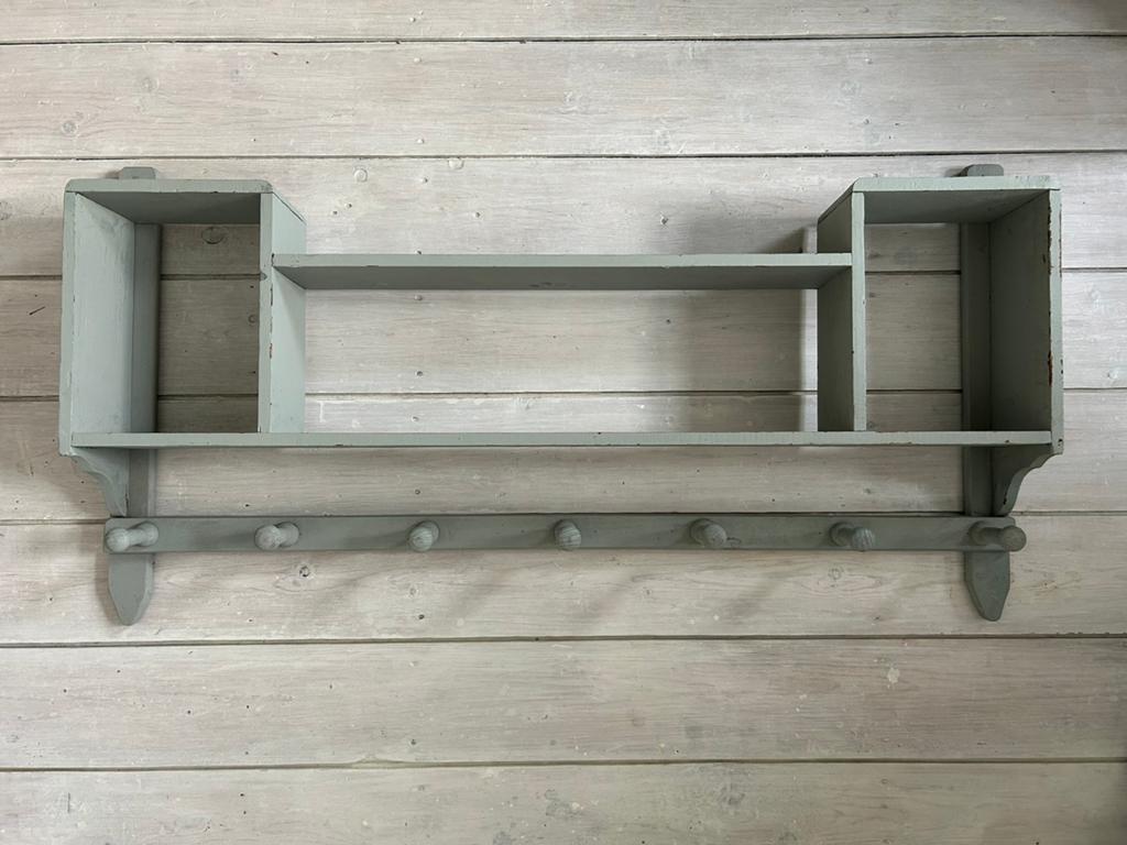 Wandplank commode / Kapstok / Regaal / Vintage, Ophalen, Gebruikt, Minder dan 50 cm, 100 cm of meer